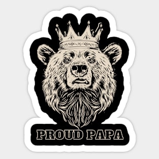 Proud Papa Sticker